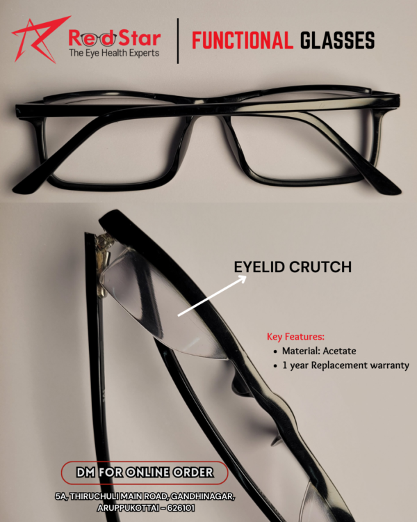 Ptosis glasses Ptosis Crutch Glass