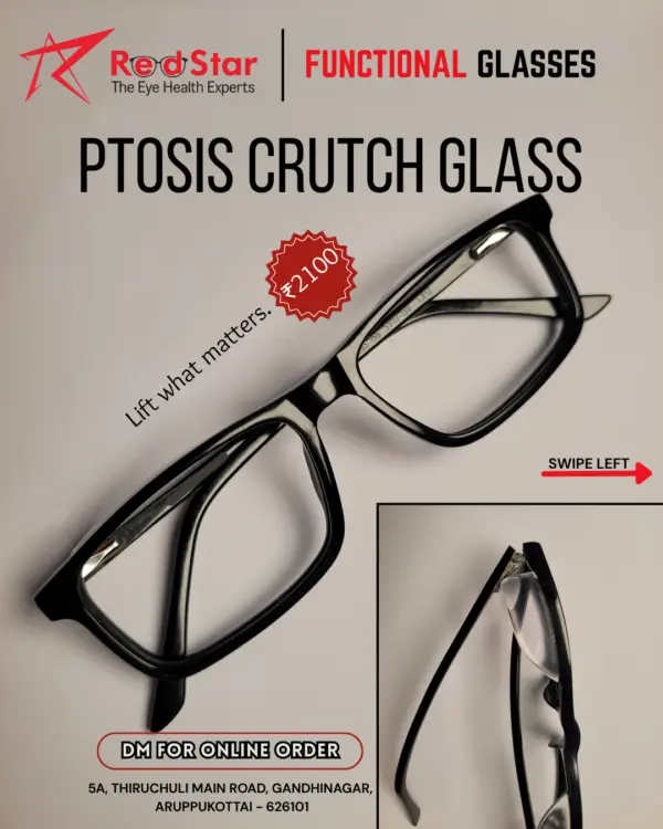 Ptosis glasses Ptosis Crutch Glass